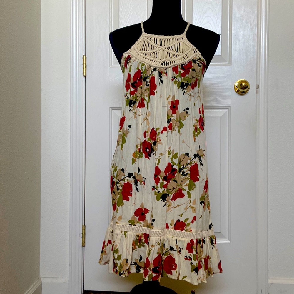 VOLCOM floral size small dress - Picture 1 of 6